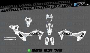 ADHESIVOS Y PEGATINAS DE VINILO GAS GAS ENDURO Y CROSS Rt013-12