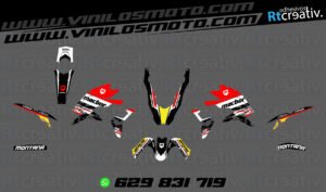 175€ - Macbor Montana XR5 | Diseño Rt003 10 ADHESIVOS Y PEGATINAS DE VINILO MACBOR MONTANA XR5 Rt003-7