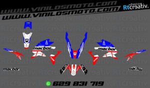 175€ - Macbor Montana XR5 | Diseño Rt002 6 ADHESIVOS Y PEGATINAS DE VINILO MACBOR MONTANA XR5 Rt002-1