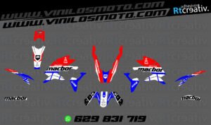 175€ - Macbor Montana XR5 | Diseño Rt002 8 ADHESIVOS Y PEGATINAS DE VINILO MACBOR MONTANA XR5 Rt002-2