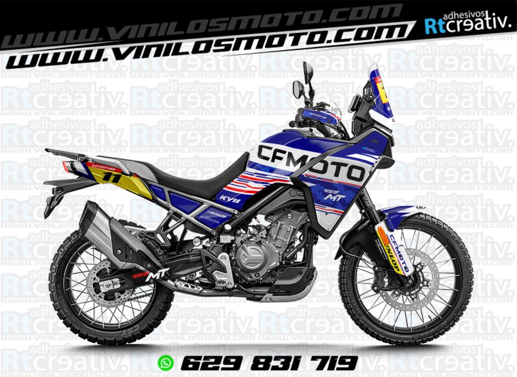 ADHESIVOS Y PEGATINAS DE VINILO CFMOTO 450 MT RT003-1
