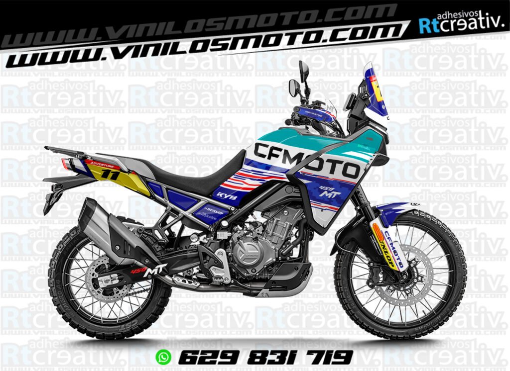ADHESIVOS Y PEGATINAS DE VINILO CFMOTO 450 MT RT003-2