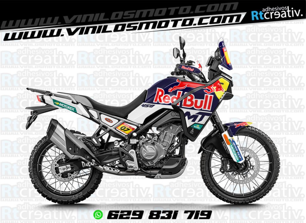175€ - CFmoto 450 MT | Diseño RT004 1 ADHESIVOS Y PEGATINAS DE VINILO CFMOTO 450 MT RT004-1