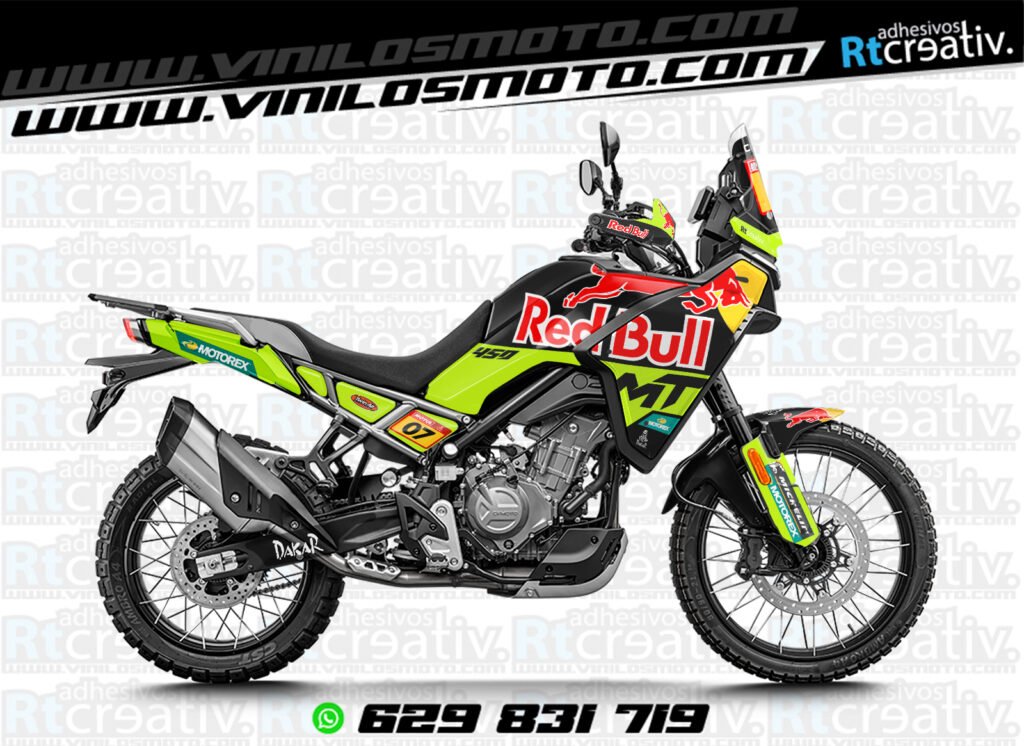 175€ - CFmoto 450 MT | Diseño RT004 11 ADHESIVOS Y PEGATINAS DE VINILO CFMOTO 450 MT RT004-6