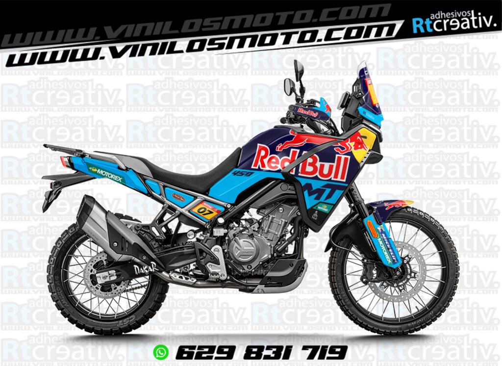 175€ - CFmoto 450 MT | Diseño RT004 13 ADHESIVOS Y PEGATINAS DE VINILO CFMOTO 450 MT RT004-7