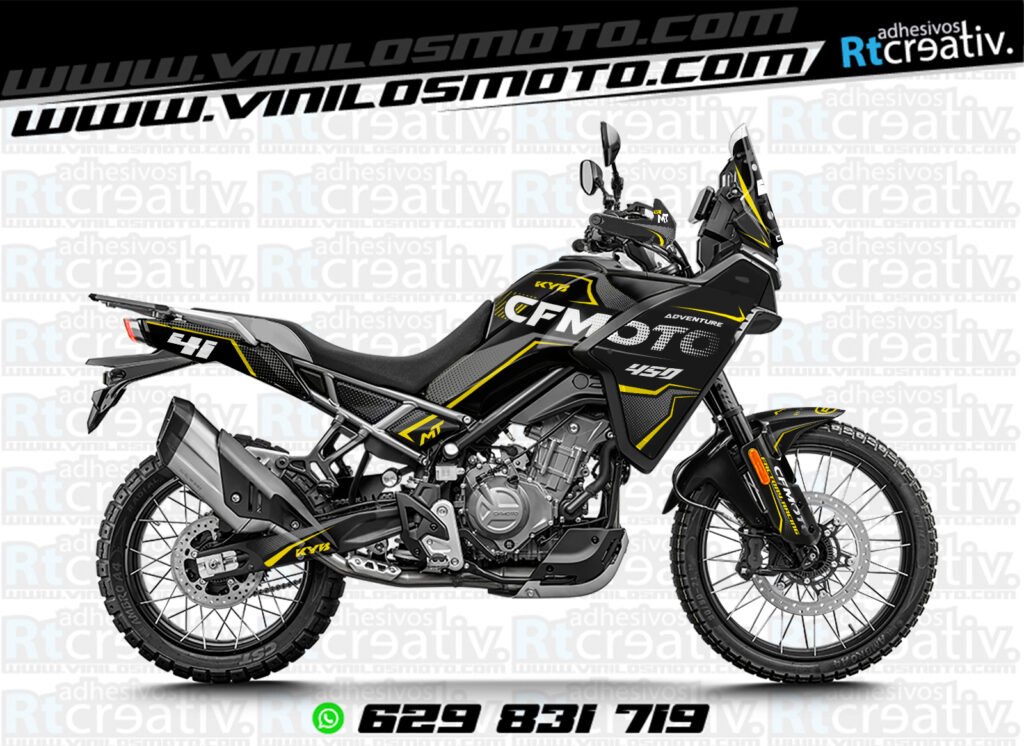 ADHESIVOS Y PEGATINAS DE VINILO CFMOTO 450 MT RT005-2