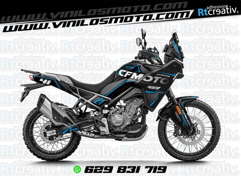 ADHESIVOS Y PEGATINAS DE VINILO CFMOTO 450 MT RT005-3