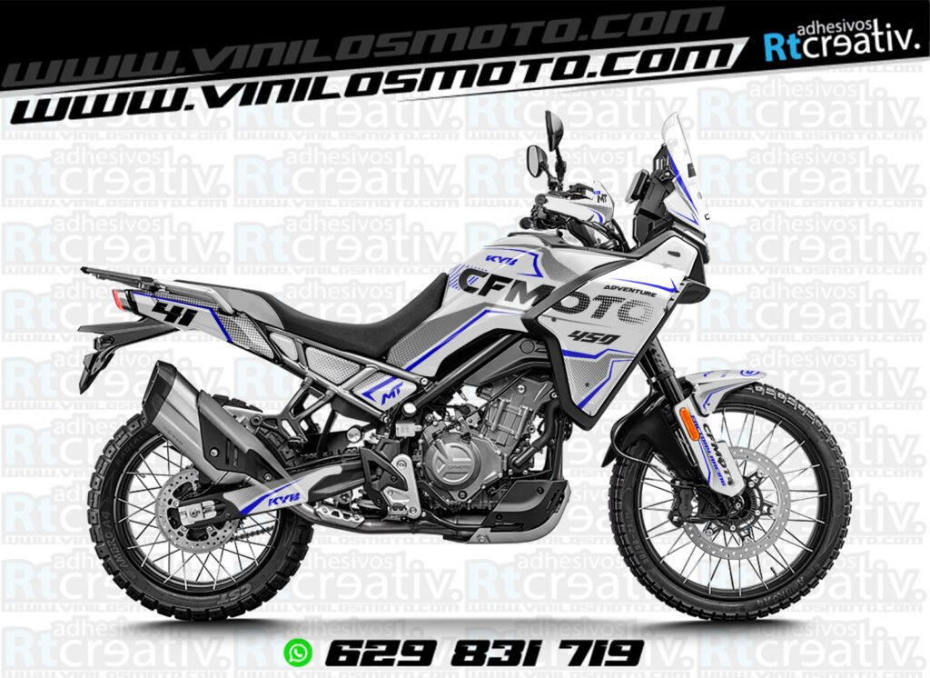 ADHESIVOS Y PEGATINAS DE VINILO CFMOTO 450 MT RT005-8