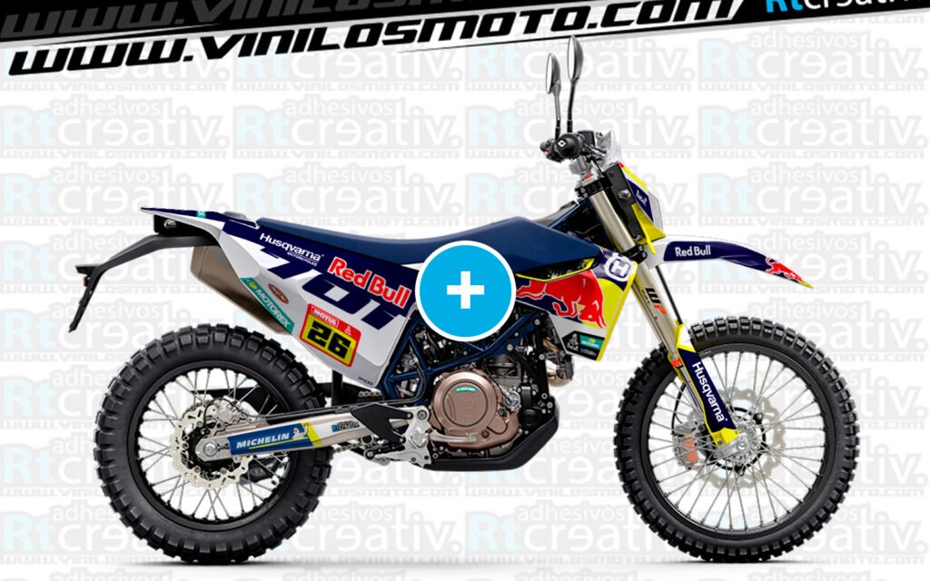 ADHESIVOS Y PEGATINAS DE VINILO HUSQVARNA ENDURO Y CROSS Rt035