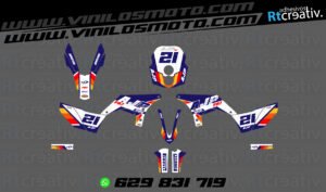 ADHESIVOS Y PEGATINAS DE VINILO AJP PR7 ADVENTURE Rt007-01