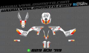 ADHESIVOS Y PEGATINAS DE VINILO AJP PR7 ADVENTURE Rt007-03