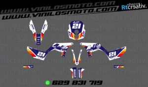 ADHESIVOS Y PEGATINAS DE VINILO AJP PR7 ADVENTURE Rt007-06
