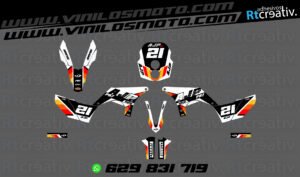 ADHESIVOS Y PEGATINAS DE VINILO AJP PR7 ADVENTURE Rt007-07