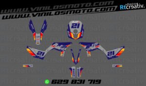 ADHESIVOS Y PEGATINAS DE VINILO AJP PR7 ADVENTURE Rt007-10
