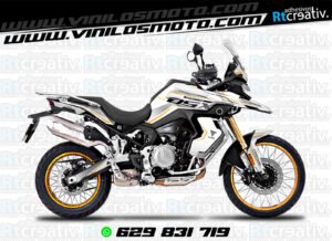 175€ - Voge 900 DSX | Diseño Rt004 1 ADHESIVOS Y PEGATINAS DE VINILO VOGE 900 DSX Rt004-01 blanco