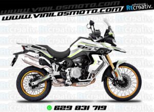 175€ - Voge 900 DSX | Diseño Rt004 3 ADHESIVOS Y PEGATINAS DE VINILO VOGE 900 DSX Rt004-02 blanco