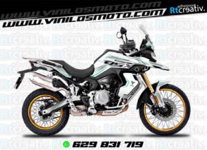 175€ - Voge 900 DSX | Diseño Rt004 9 ADHESIVOS Y PEGATINAS DE VINILO VOGE 900 DSX Rt004-05 blanco