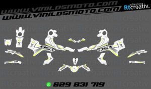 175€ - Voge 900 DSX | Diseño Rt004 4 ADHESIVOS Y PEGATINAS DE VINILO VOGE 900 DSX Rt004-02 blanco