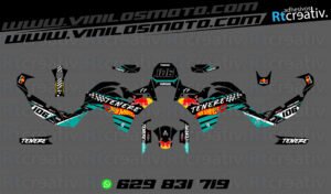 ADHESIVOS Y PEGATINAS DE VINILO YAMAHA TENERE Rt024-03