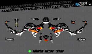 ADHESIVOS Y PEGATINAS DE VINILO YAMAHA TENERE Rt024-04
