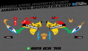 ADHESIVOS Y PEGATINAS DE VINILO YAMAHA TENERE Rt026-01