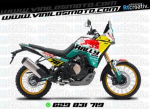 175€ - Voge DS800 Rally | Diseño RT001 5 ADHESIVOS VINILOS Y PEGATINAS DE VOGE DS800 RALLY RT001
