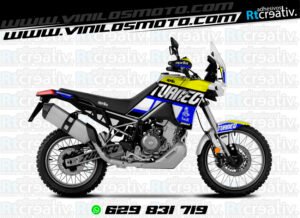 175€ - Aprilia Tuareg | Diseño Rt001 21 ADHESIVOS Y PEGATINAS DE VINILO APRILIA TUAREG Rt001-11