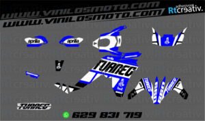 175€ - Aprilia Tuareg | Diseño Rt001 26 ADHESIVOS Y PEGATINAS DE VINILO APRILIA TUAREG Rt001-15