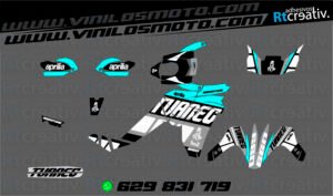 175€ - Aprilia Tuareg | Diseño Rt001 30 ADHESIVOS Y PEGATINAS DE VINILO APRILIA TUAREG Rt001-17