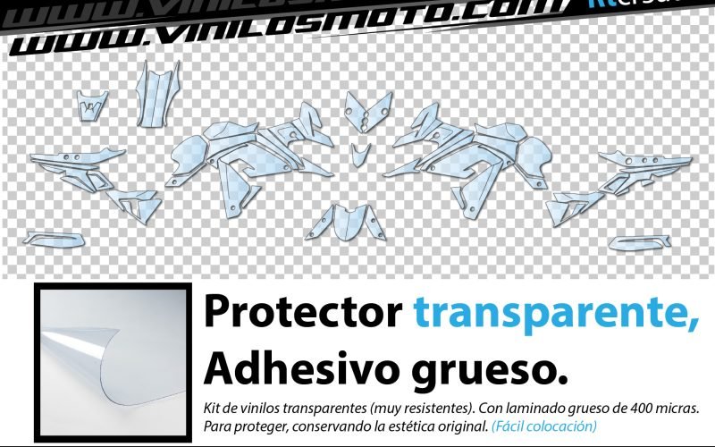KIT DE VINILO PROTECTOR TRANSPARENTE PARA VOGE DS 650 X