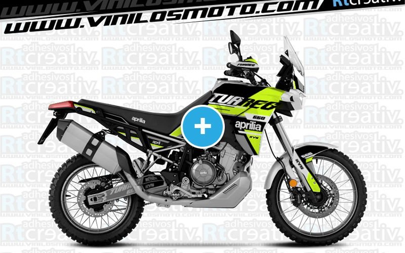 ADHESIVOS Y PEGATINAS DE VINILO APRILIA TUAREG 660 Rt002