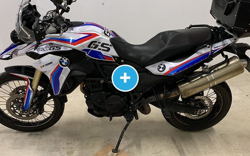 ADHESIVOS Y PEGATINAS DE VINILO BMW GS 800 Rt001
