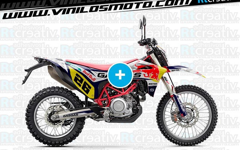 ADHESIVOS Y PEGATINAS DE VINILO GAS GAS ENDURO Y CROSS Rt011