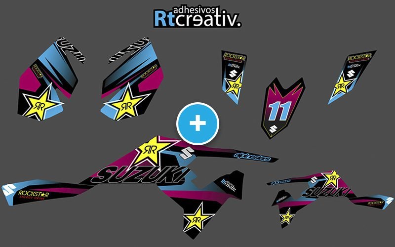 ADHESIVOS Y PEGATINAS DE VINILO PARA SUZUKI LTR 450 Rt007