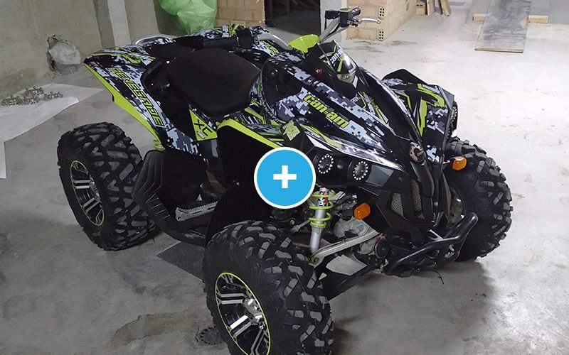 ADHESIVOS Y PEGATINAS DE VINILO PARA CAN-AM RENEGADE 800 Rt001