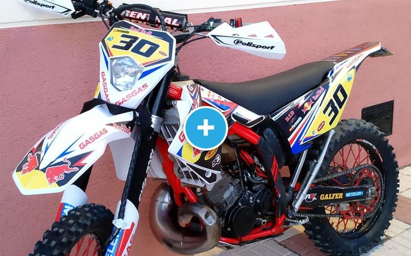 ADHESIVOS Y PEGATINAS DE VINILO GAS GAS ENDURO Y CROSS Rt002