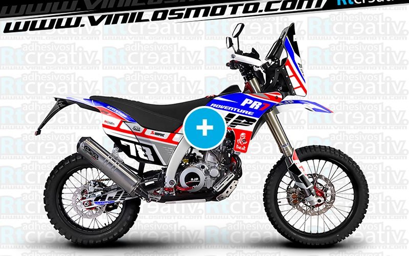 ADHESIVOS Y PEGATINAS DE VINILO AJP PR7 ADVENTURE Rt002