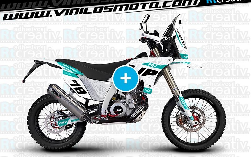 ADHESIVOS Y PEGATINAS DE VINILO AJP PR7 ADVENTURE Rt004