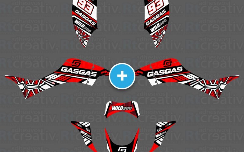 ADHESIVOS Y PEGATINAS DE VINILO PARA GAS GAS WILD Rt005