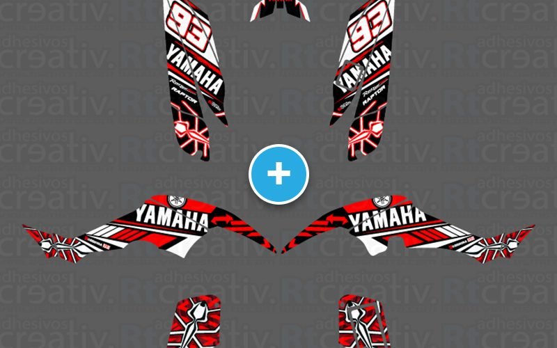 ADHESIVOS Y PEGATINAS DE VINILO PARA YAMAHA RAPTOR 350 Rt005