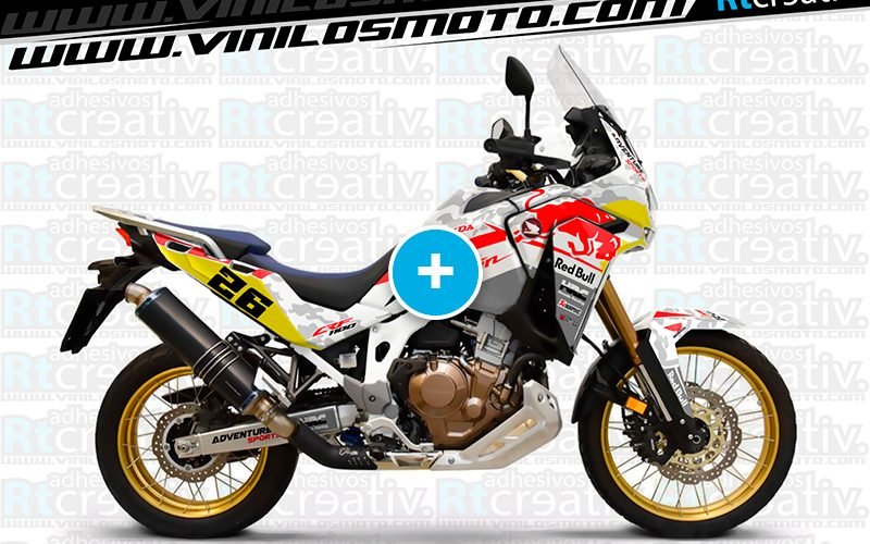 ADHESIVOS Y PEGATINAS DE VINILO HONDA ÁFRICA TWIN Rt005