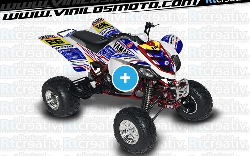 ADHESIVOS Y PEGATINAS DE VINILO PARA YAMAHA RAPTOR 660 Rt007