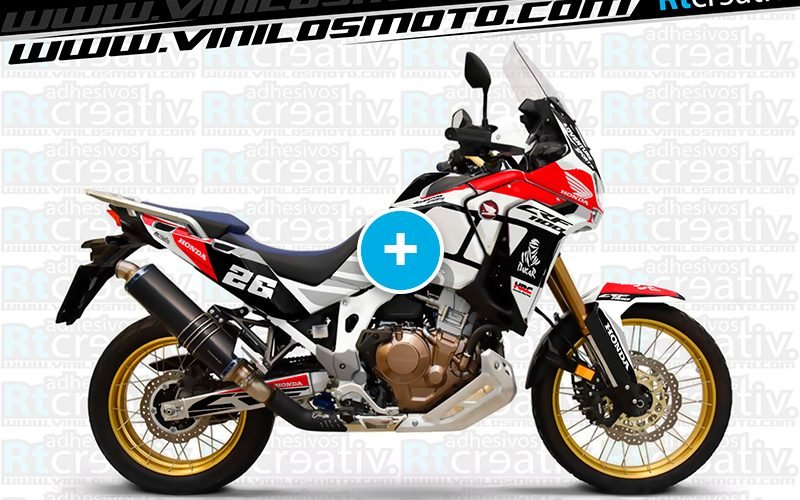 ADHESIVOS Y PEGATINAS DE VINILO HONDA ÁFRICA TWIN Rt009