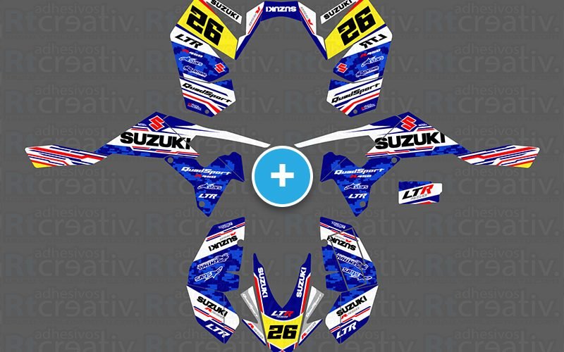 ADHESIVOS Y PEGATINAS DE VINILO PARA SUZUKI LTR 450 Rt013