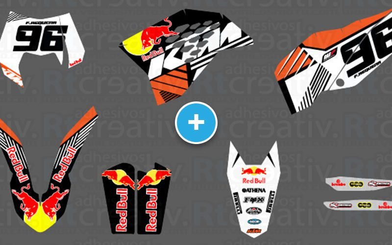 ADHESIVOS Y PEGATINAS DE VINILO KTM ENDURO Y CROSS Rt017
