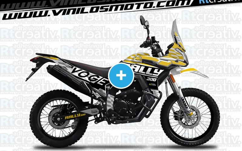 ADHESIVOS Y PEGATINAS DE VINILO VOGE 300 RALLY Rt003